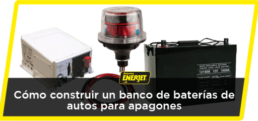 Cómo construir un banco de baterías de autos para apagones