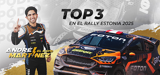 Andre Martinez alcanza el podio en el WRC3 del Rally de Estonia